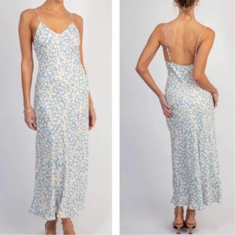RESA Slip dress - blue sz medium